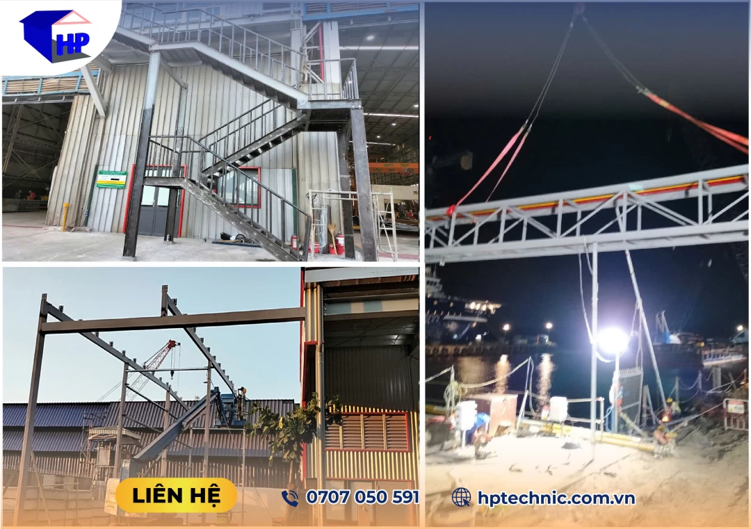 HP Technic blast paint thi cong lap dat thiet bi xuong2