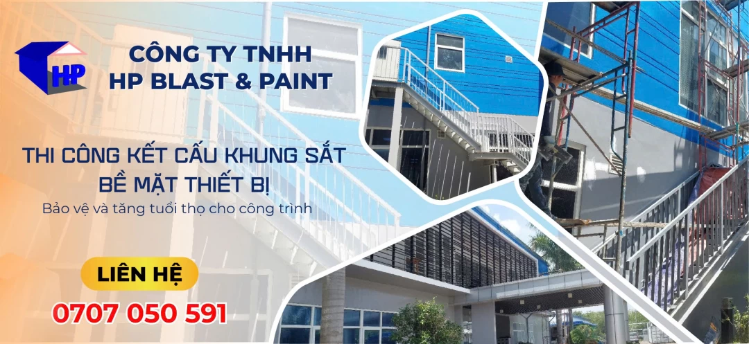 Thi công sơn sàn, sơn kết cấu HP