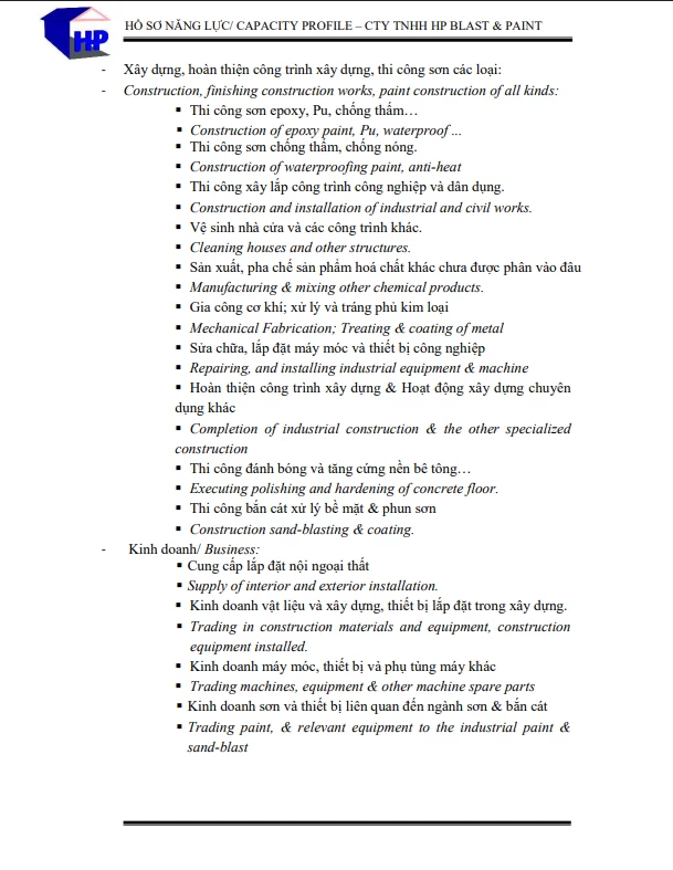 HP Capacity Profile 9